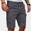 grijze chino heren shorts met zakken