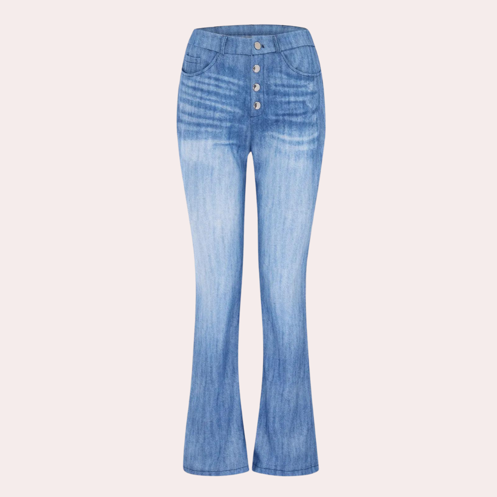 Izar - Hoge Taille Jeans voor Dames