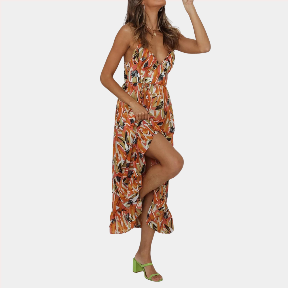 Trella - Trendy zomerse midi-jurk voor dames