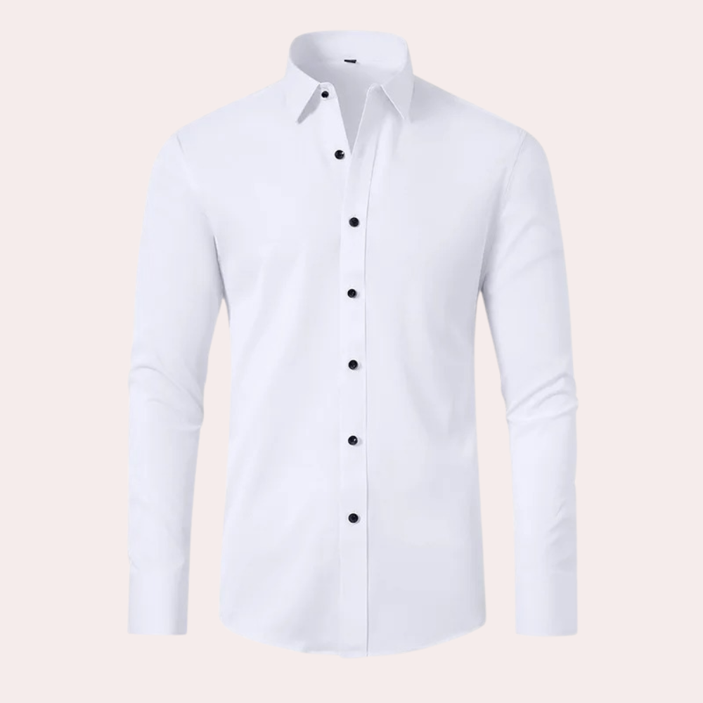 Lorenzo - Zacht en elastisch casual herenshirt