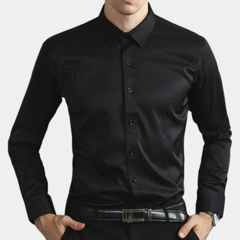 Lorenzo - Zacht en elastisch casual herenshirt