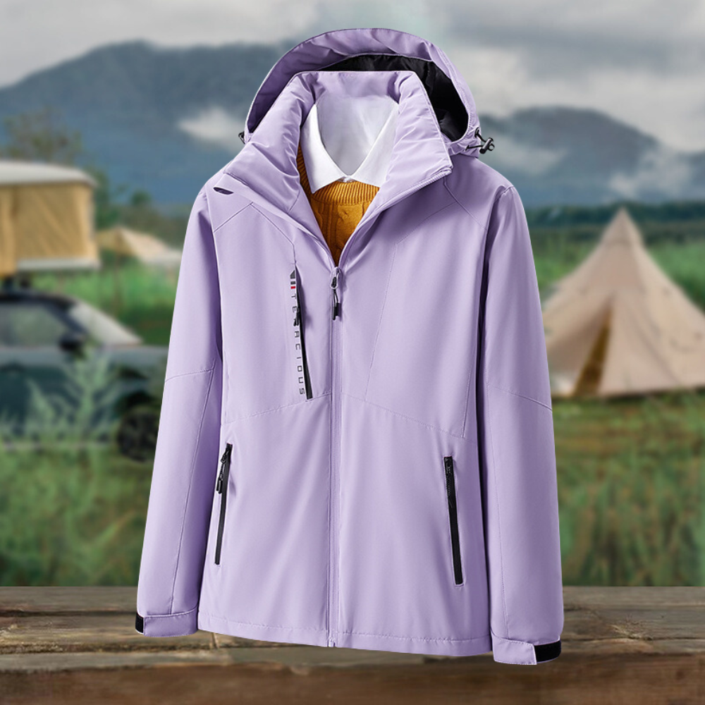 Gweneth - hippe Dames Jas met Warme Hoodie