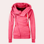 Kanny - Veelzijdige dames hoodie met rits aan de voorkant