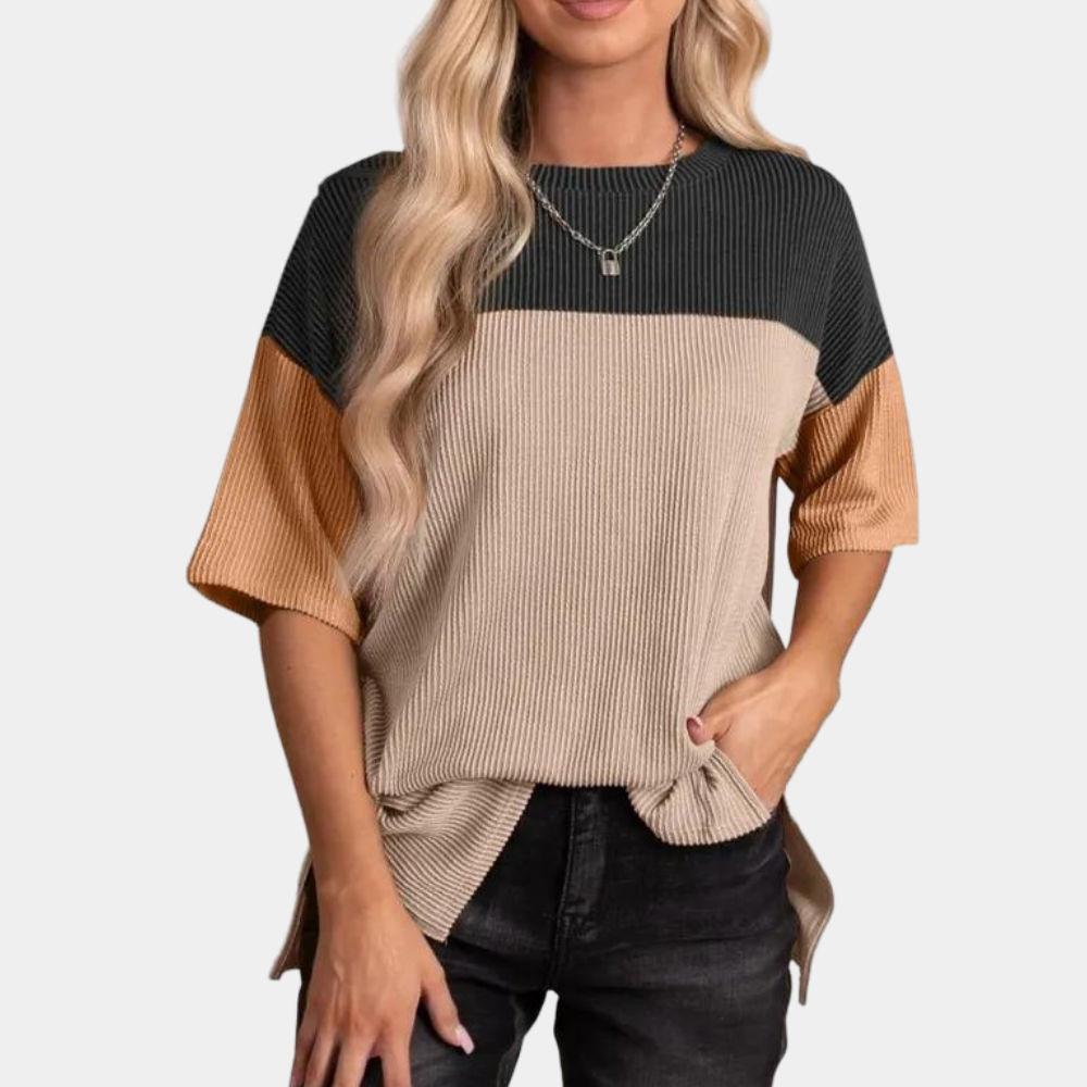 Vanna - Los Fit Dames T-shirt voor vrijetijds Stijl