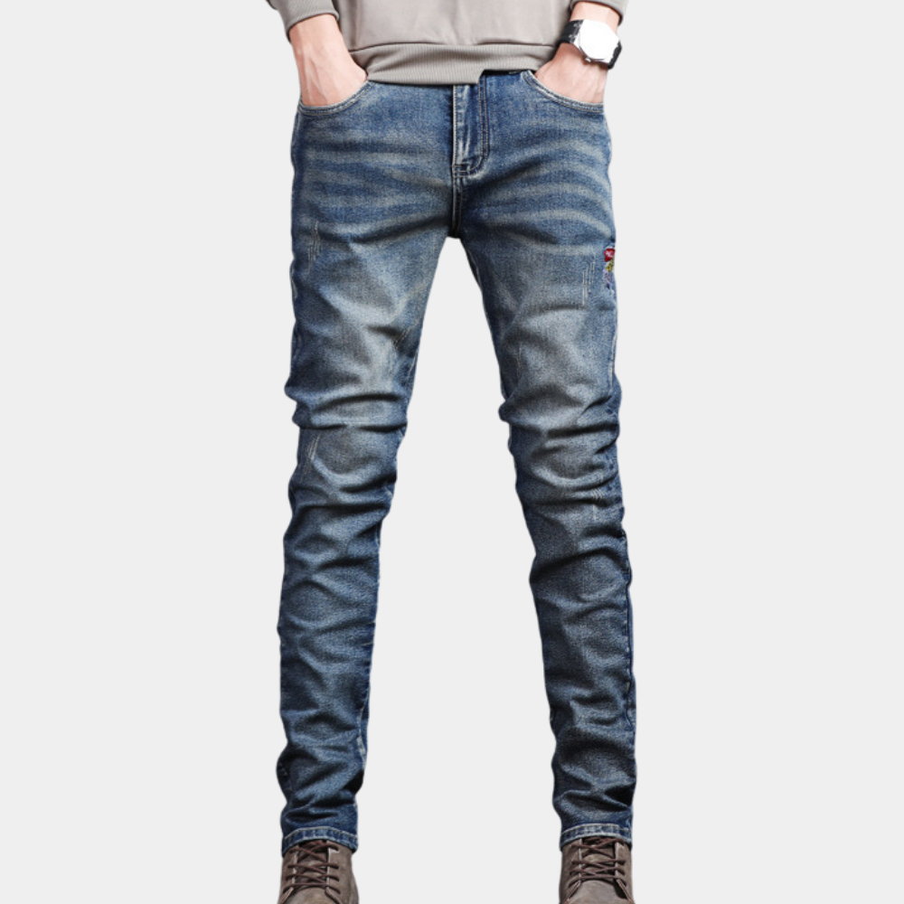 Ginez - hippe Slim Fit Jeans voor heren