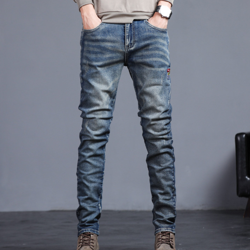 Ginez - hippe Slim Fit Jeans voor heren