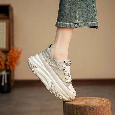 Tinley - Elegante Retro Canvas Sneakers