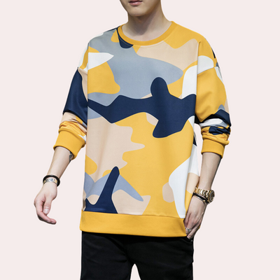 Beniamin - Trendy Camouflage Sweatshirt voor herer