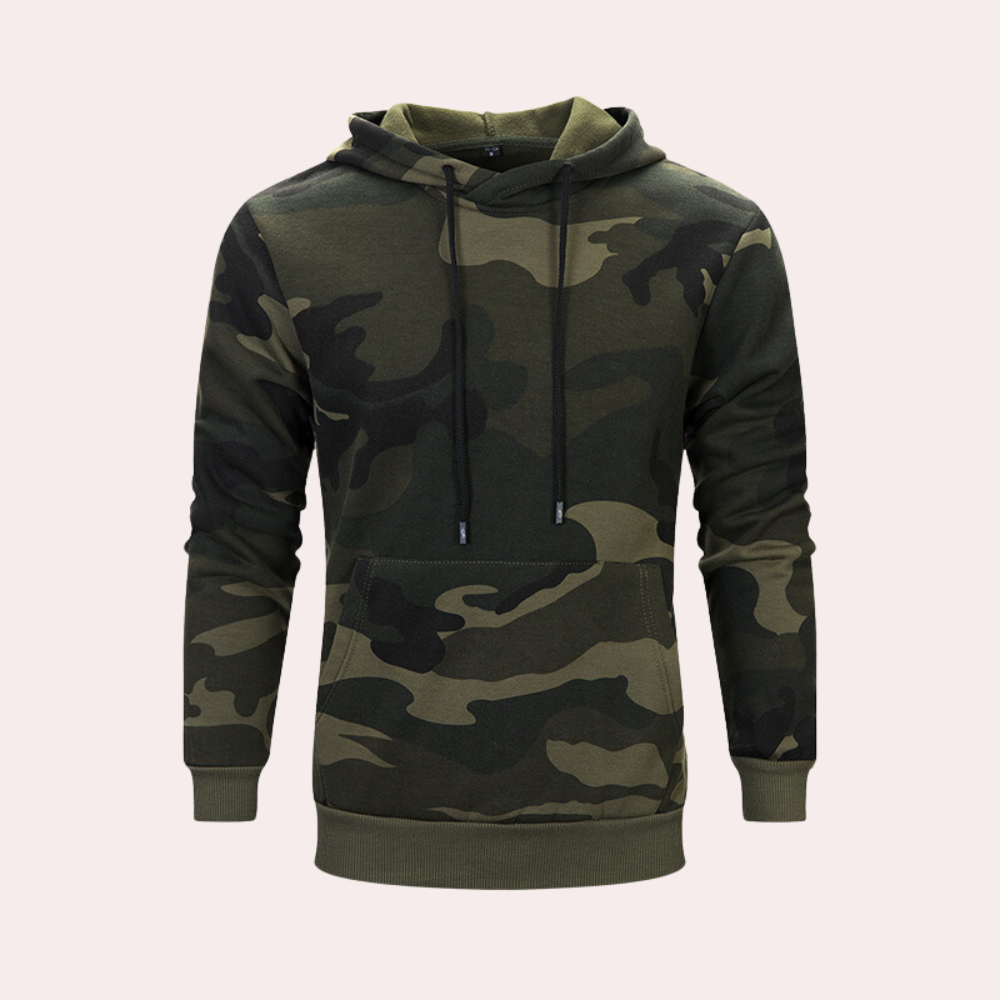 Petri - Modieuze Camouflage Hoodie voor heren