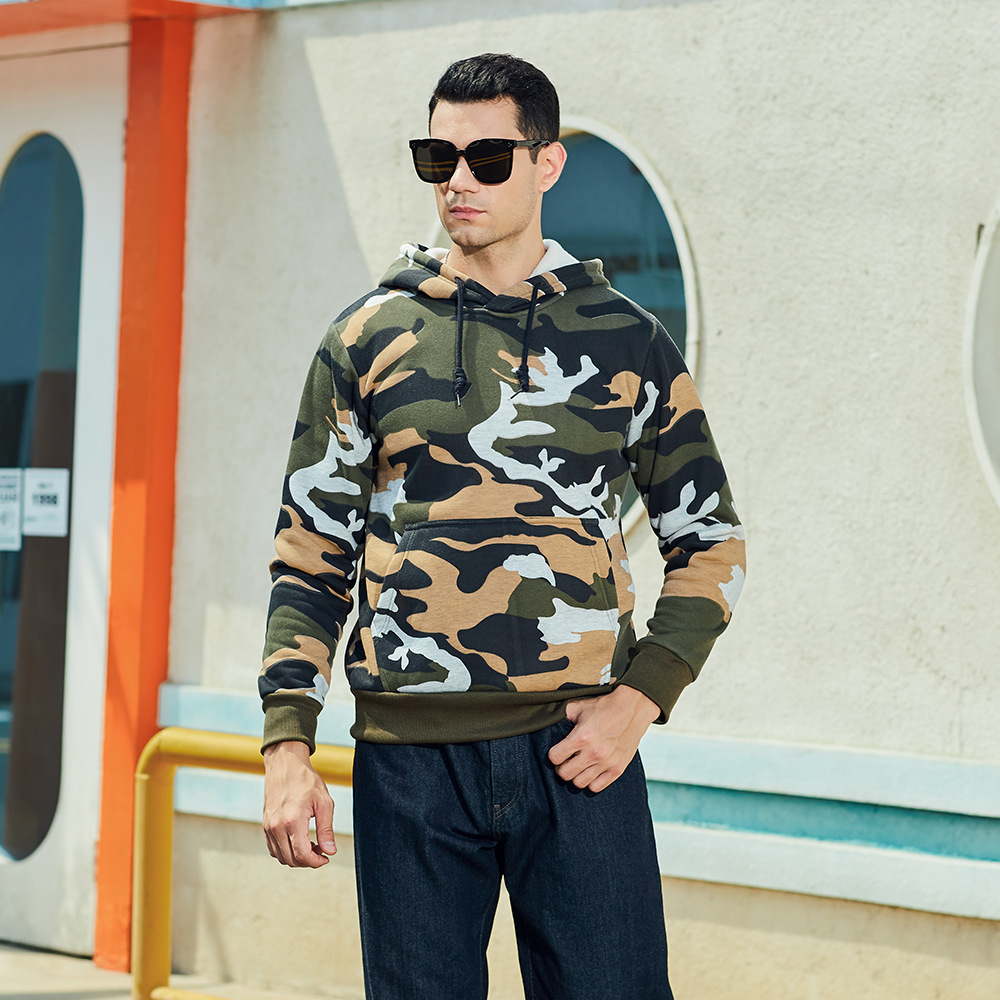 Petri - Modieuze Camouflage Hoodie voor heren