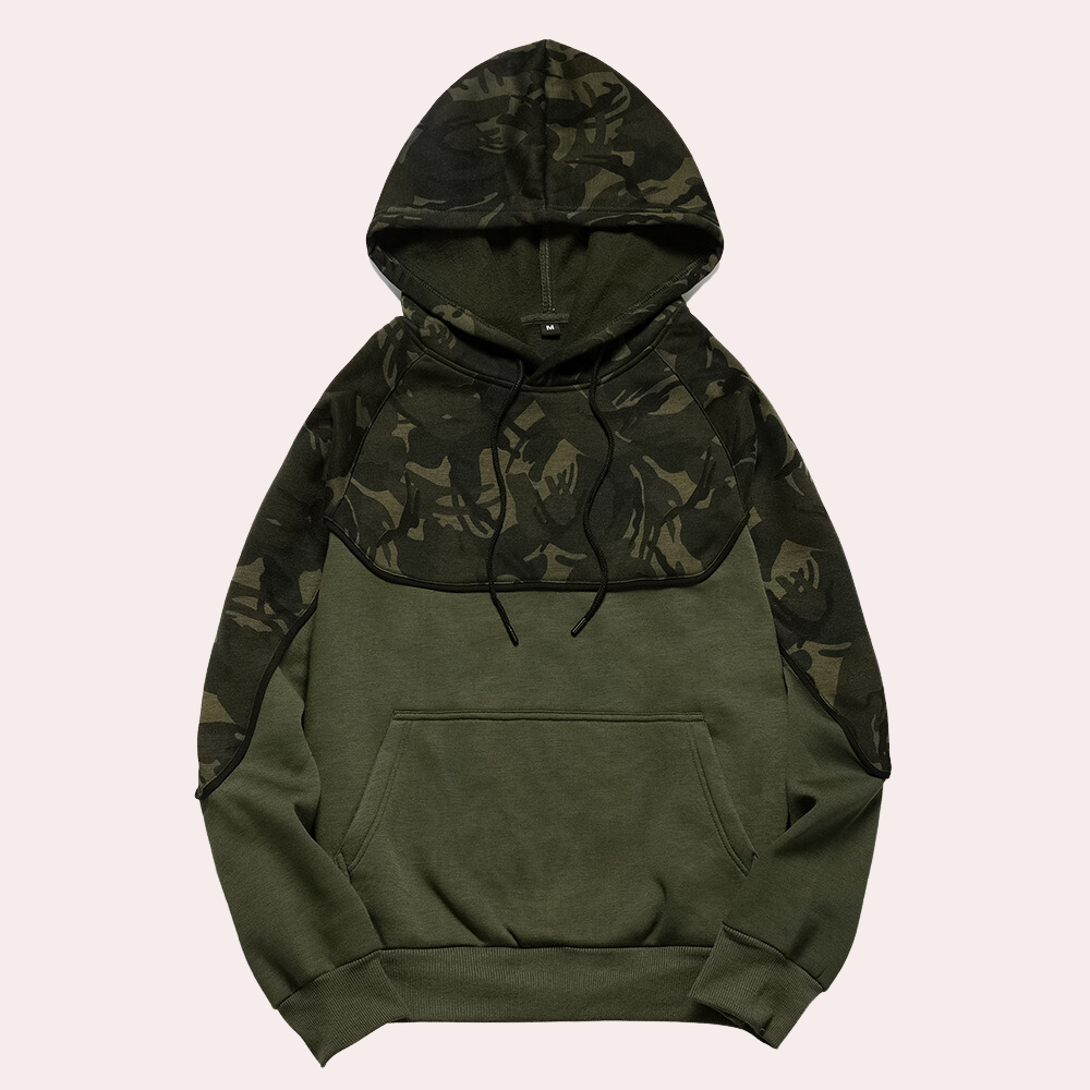 Antonis - Moderne Camouflage Heren Hoodie