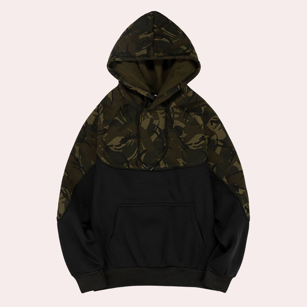 Antonis - Moderne Camouflage Heren Hoodie