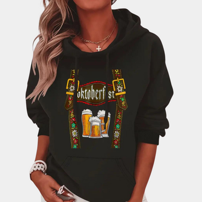 Ioanna - Feestelijke Oktoberfest Hoddie voor dames