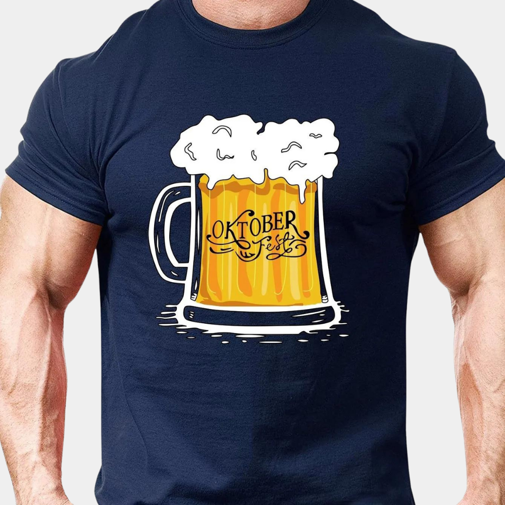 Jasper - hippe Oktoberfest T-shirt voor heren