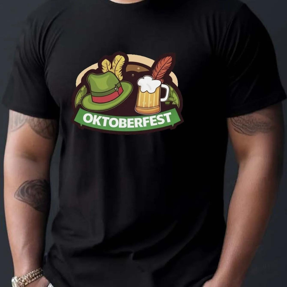 Jovan - Trendy Oktoberfest T-shirt voor Heren