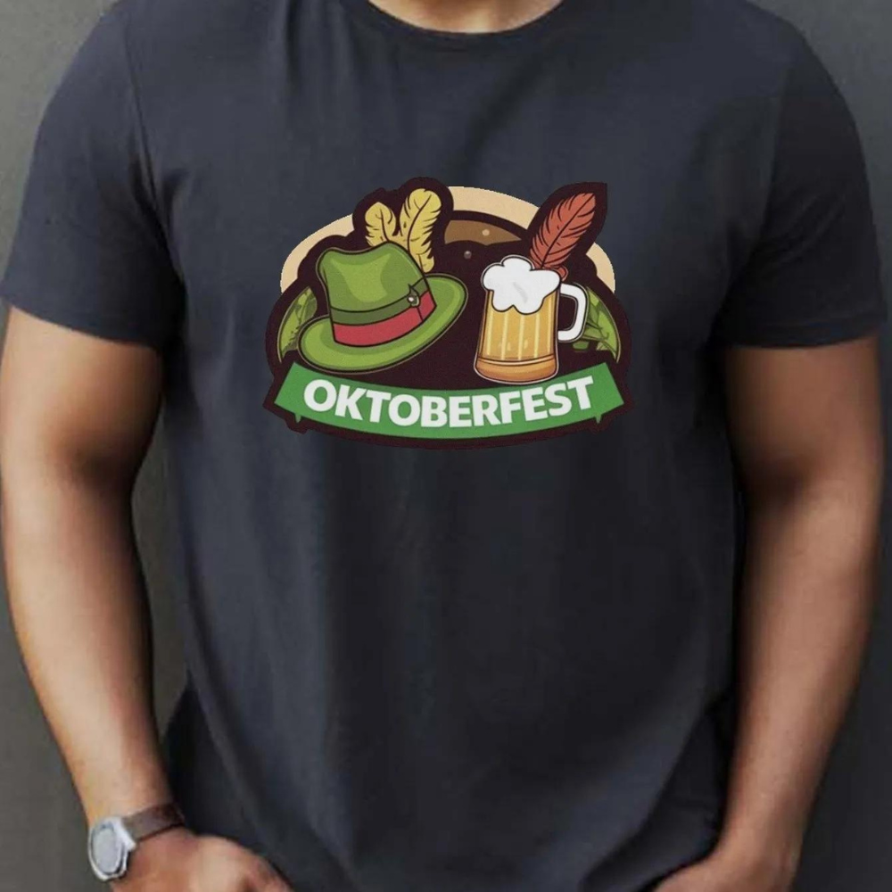 Jovan - Trendy Oktoberfest T-shirt voor Heren