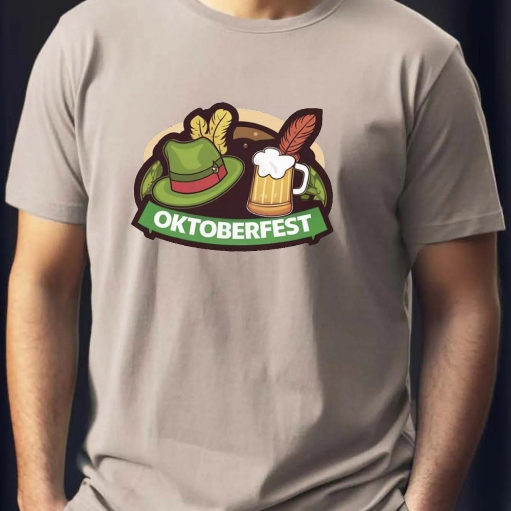 Jovan - Trendy Oktoberfest T-shirt voor Heren