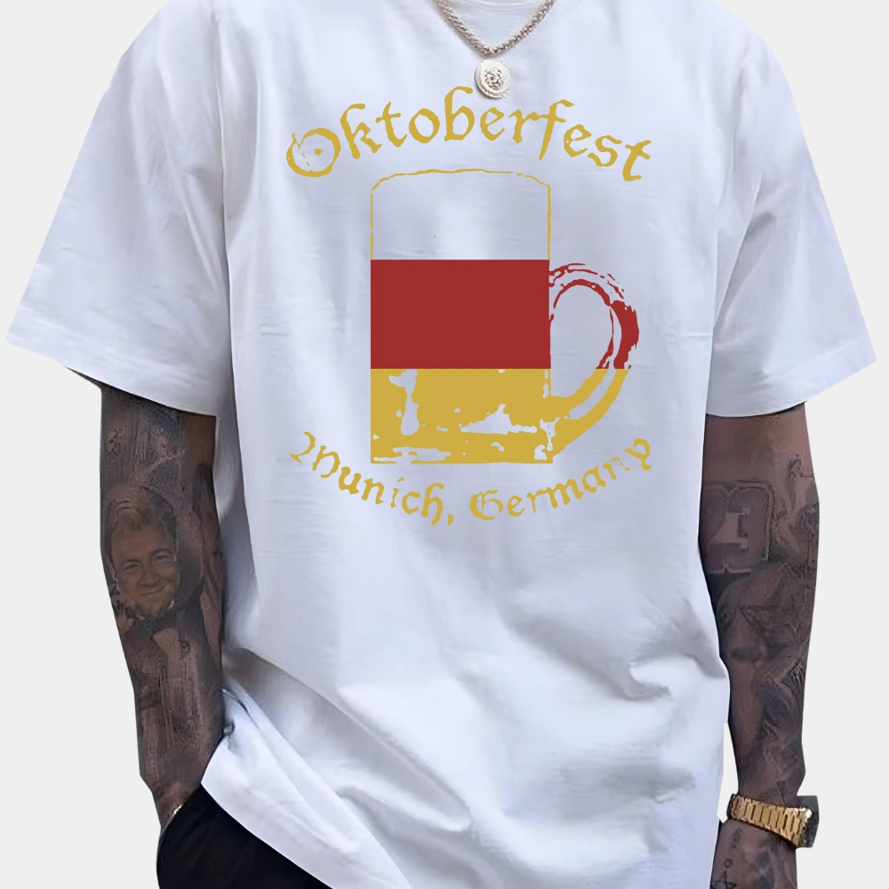 Aleksandr - Oktoberfest stijlvol bier mok T-shirt