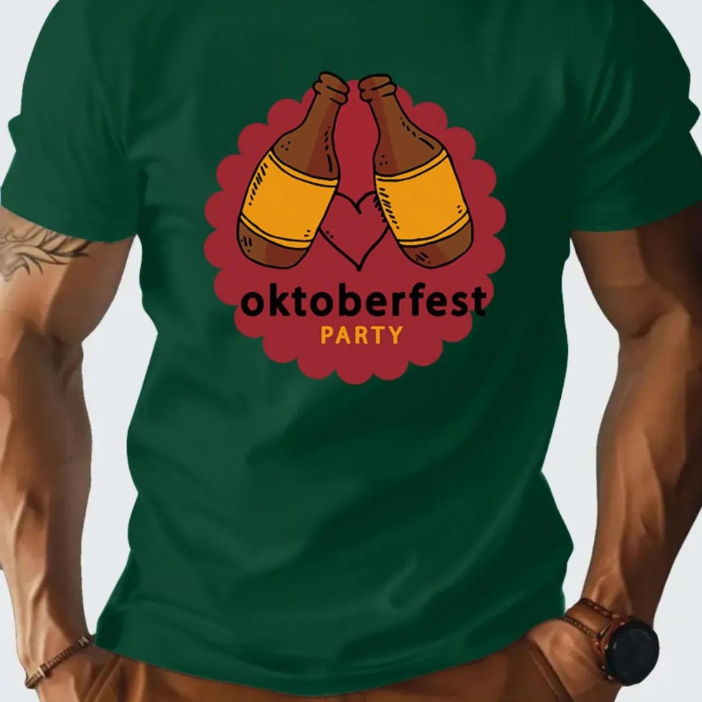 Dominic - Stijlvol en comfortabel Oktoberfest T-shirt voor mannen