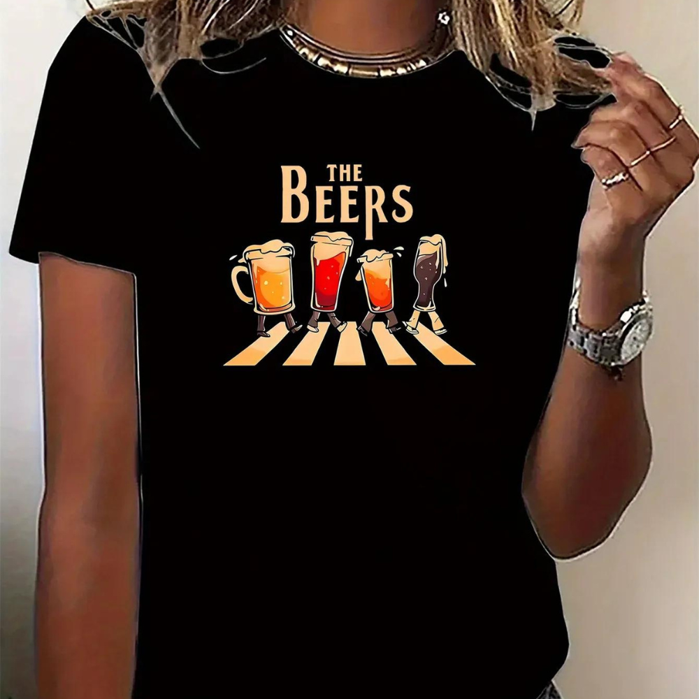 Noor - Speels oktoberfest t-shirt voor dames