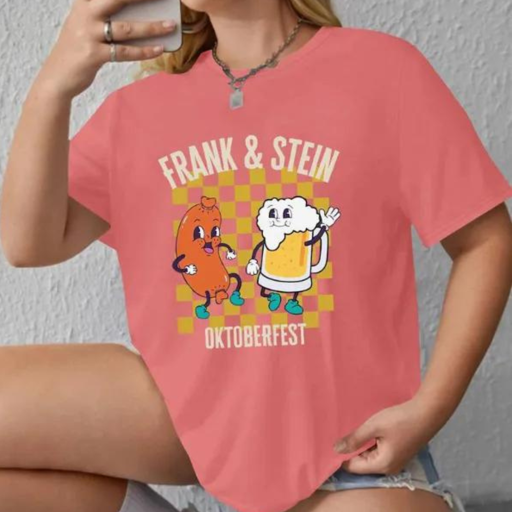 Dania - Casual Feestelijk Damesshirt voor Oktoberfest