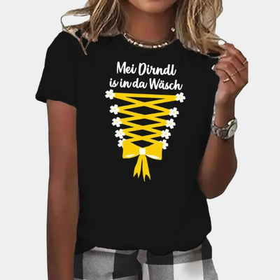 Gala - Oktoberfest Dames T-Shirt met Dirndl design