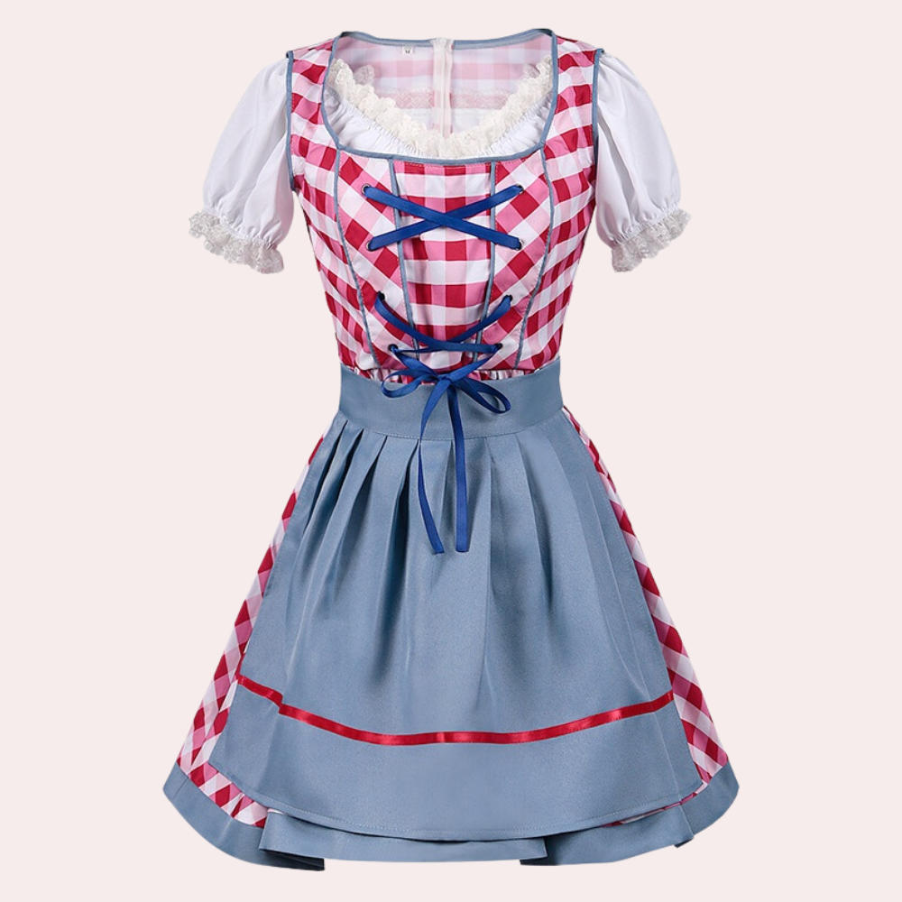 Briana - Stijlvolle Oktoberfest Midi Jurk voor dames