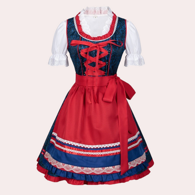 Briana - Stijlvolle Oktoberfest Midi Jurk voor dames