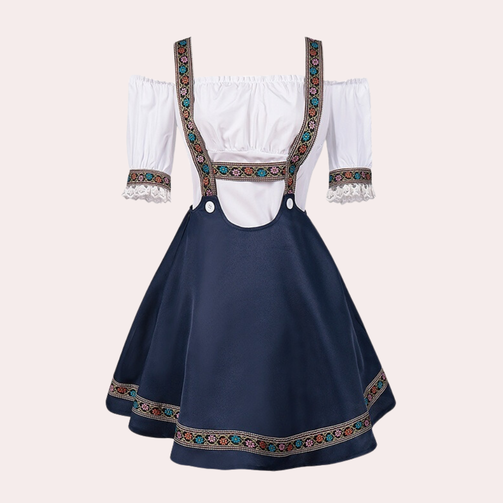 Briana - Stijlvolle Oktoberfest Midi Jurk voor dames