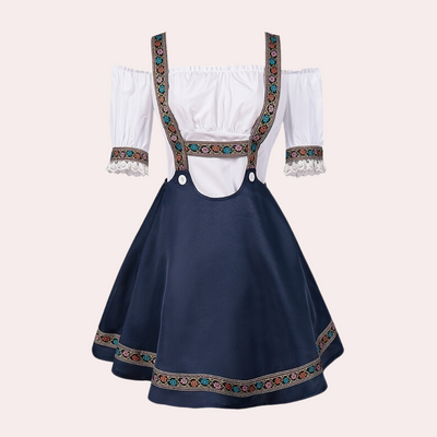 Briana - Stijlvolle Oktoberfest Midi Jurk voor dames