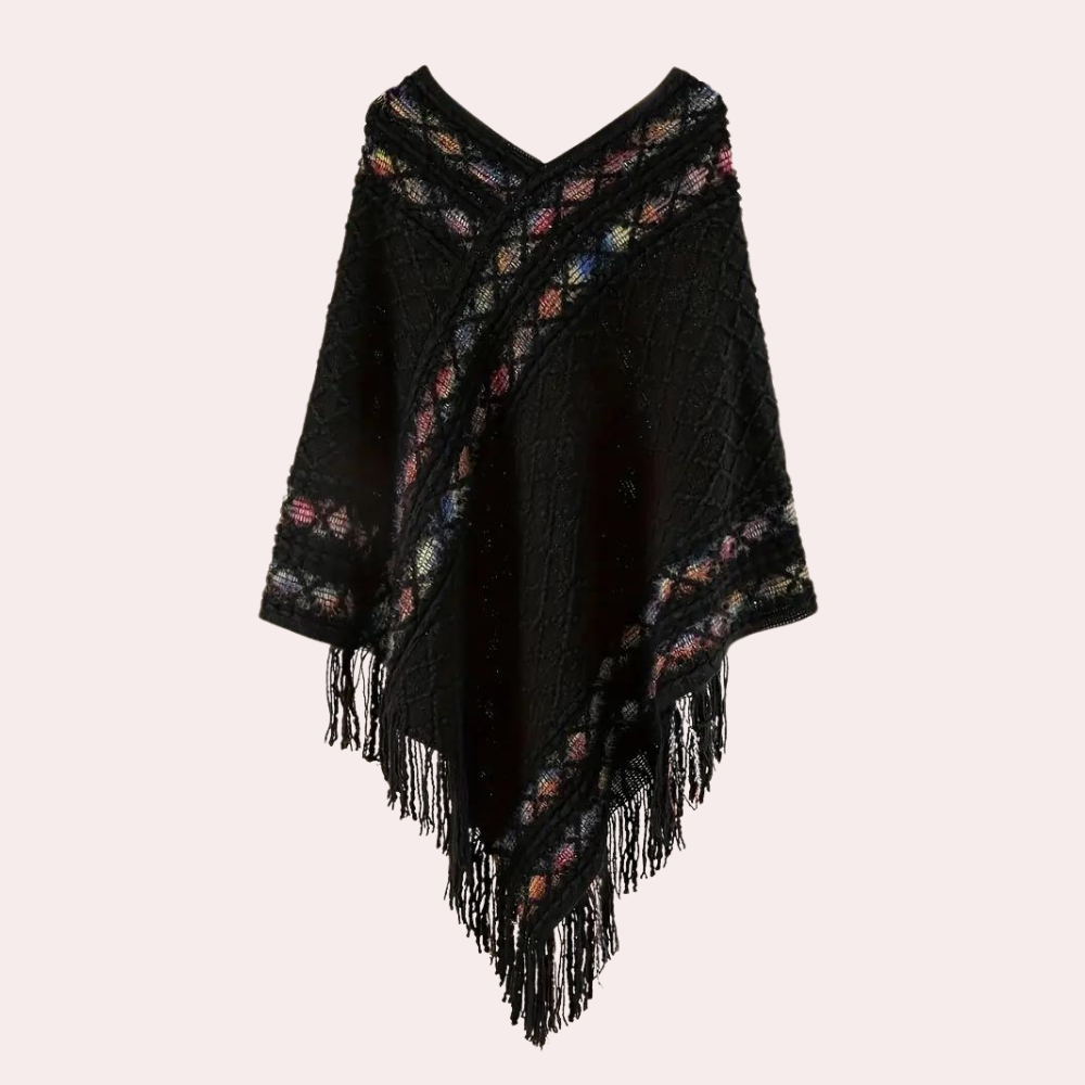 Zoi - Poncho in Bohemian stijl voor dames