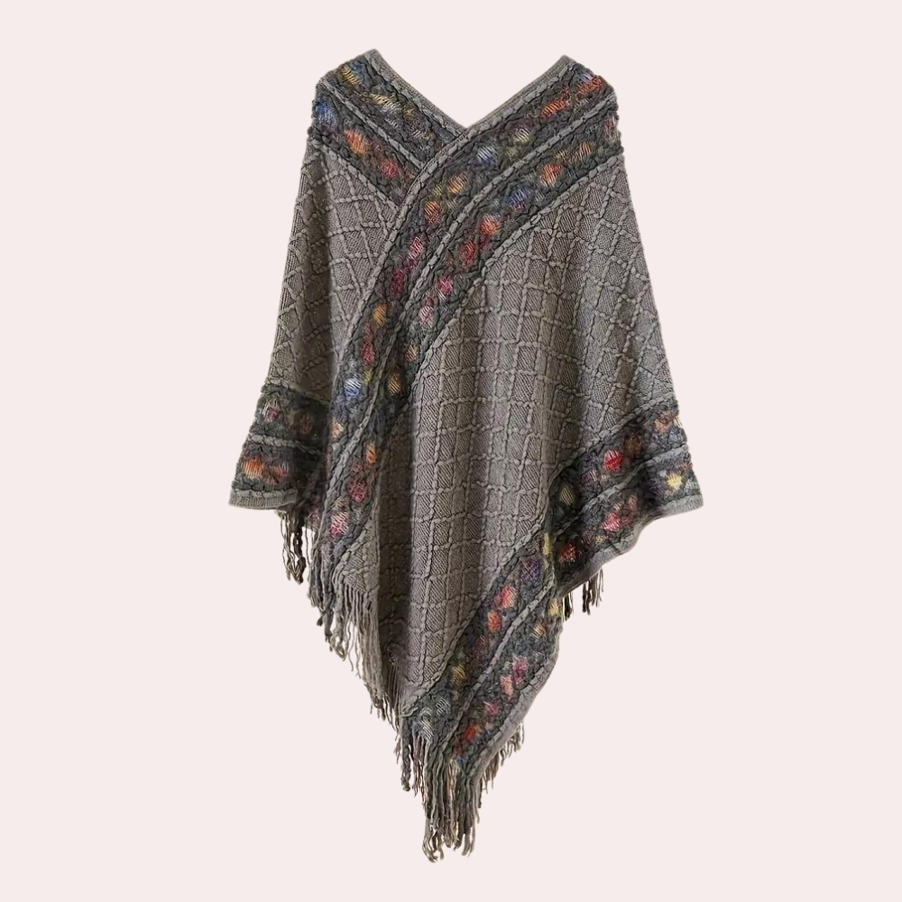 Zoi - Poncho in Bohemian stijl voor dames