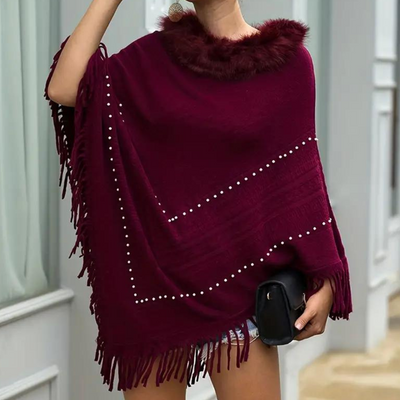 Eftychia - Veelzijdige Elegante Poncho voor Dames