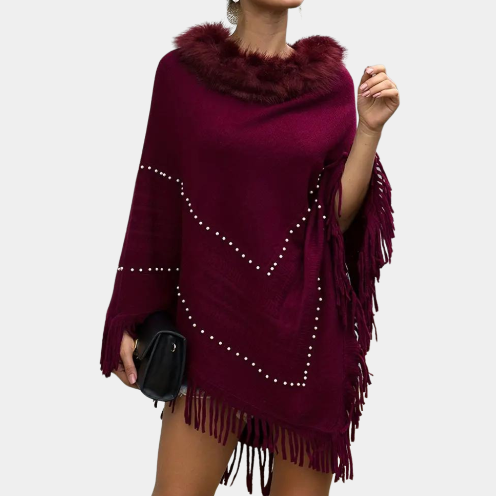 Eftychia - Veelzijdige Elegante Poncho voor Dames