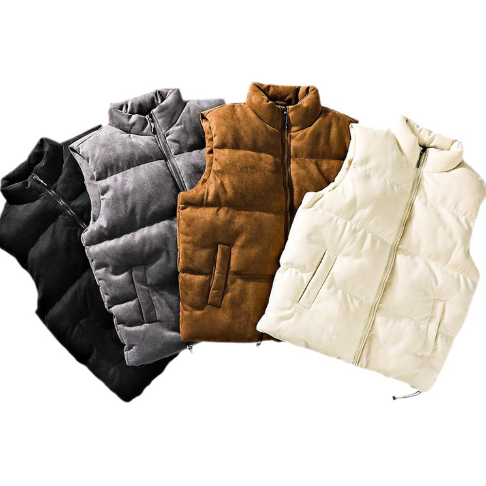 Adorjan - Heren Essential gewatteerd wintervest