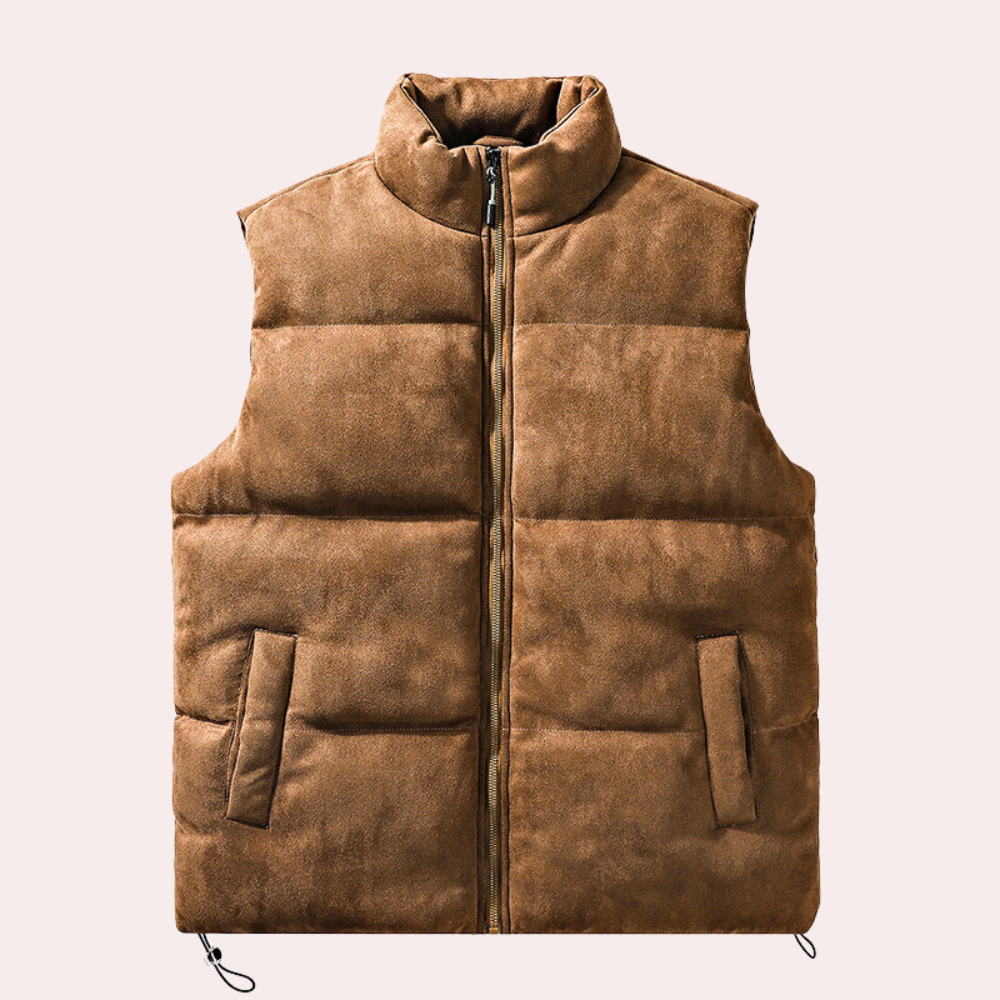 Adorjan - Heren Essential gewatteerd wintervest