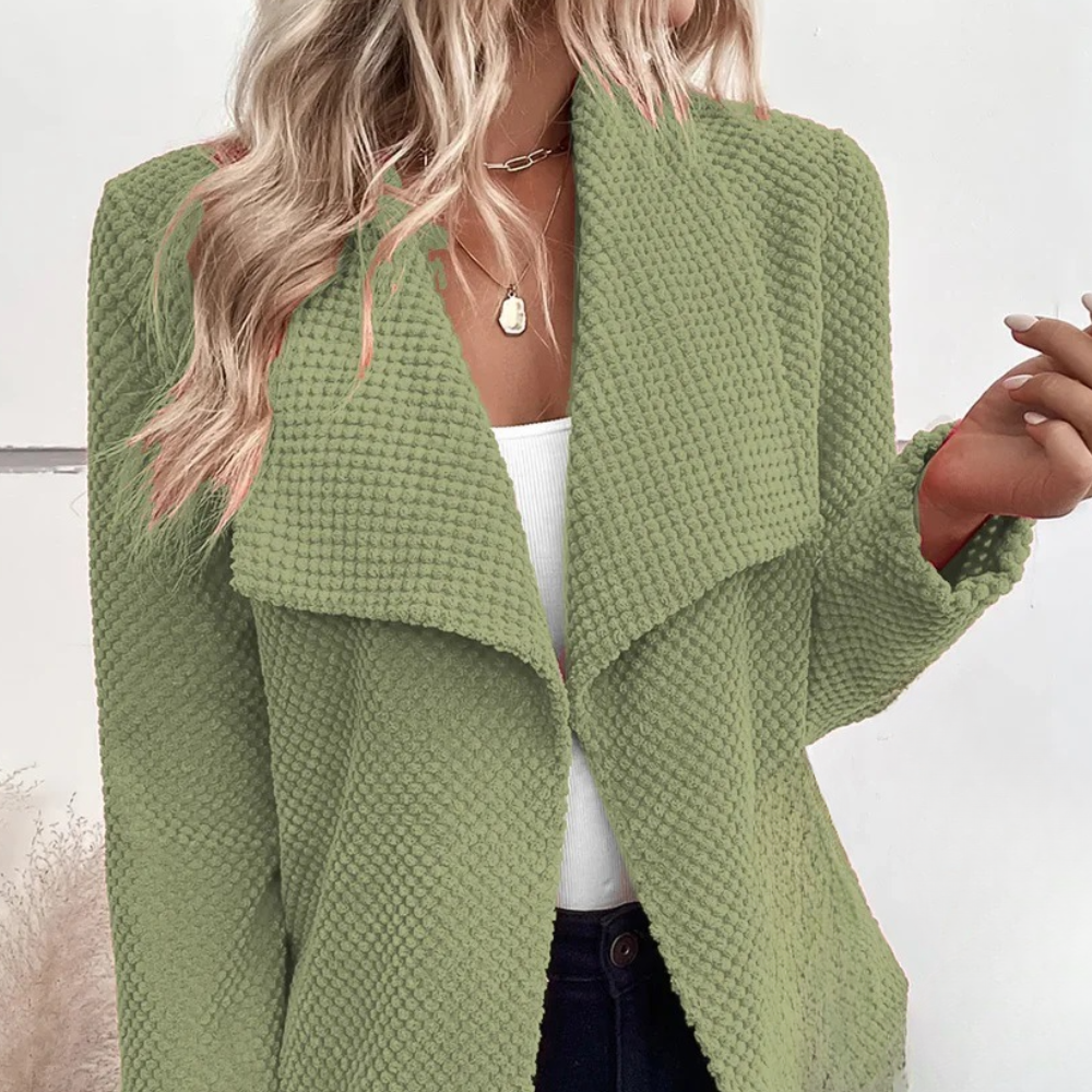 Fenella - Modebewuste Dames Laagjes Cardigan