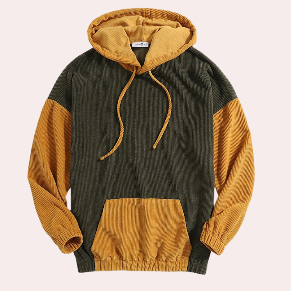 Janos - Luxe Corduroy Hoodie voor de Moderne Man