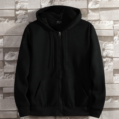 Lorand - Herenhoodie met coole rits en casual look