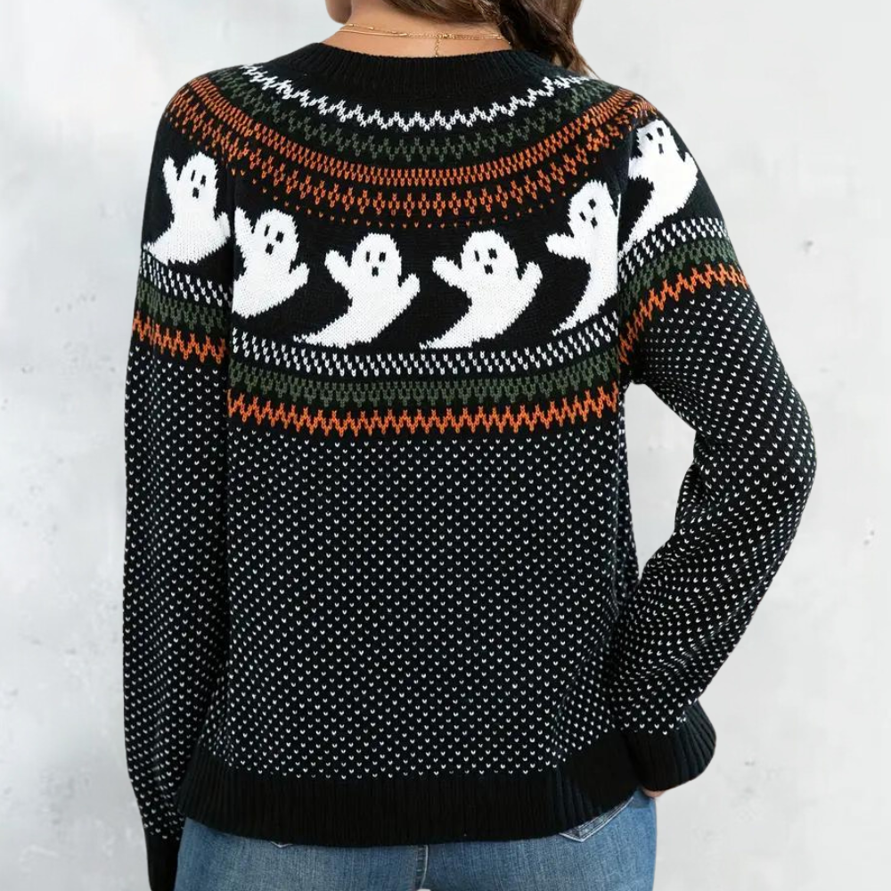 Marika - Speelse Halloween Cardigan