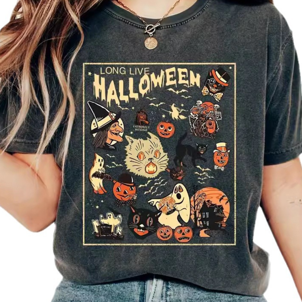 Jazmina - Trendy Halloween T-shirt voor dames