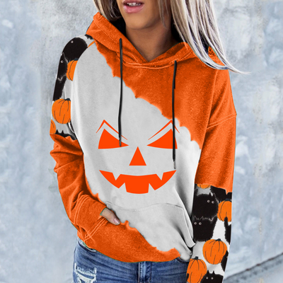 Elizabet - Halloween dames sweatshirt met stijlvolle print