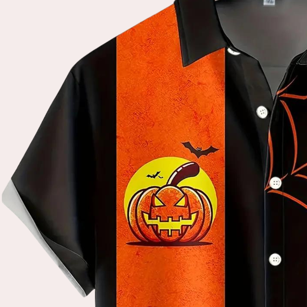 Nemet - Stijlvol Herenshirt met Halloween Motieven