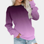 Ivet - Casual dames sweatshirt met gradiënt kleurenpatroon