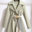 Aurembiaix - Tijdloze dames trenchcoat met tailleband