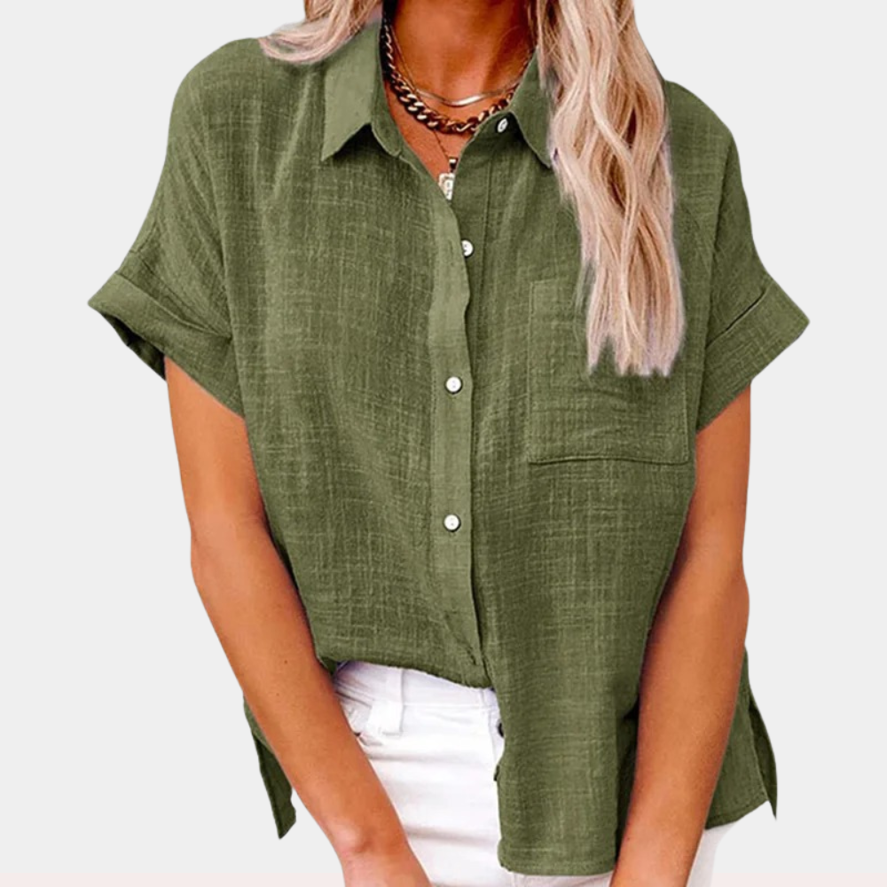 Groen zomer blouse voor dames