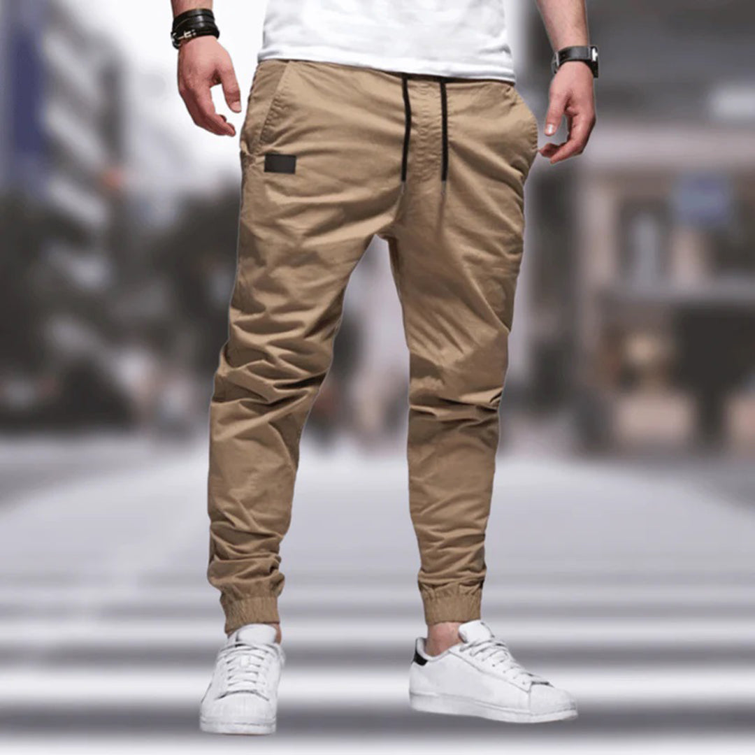 Beige cargo broek voor heren